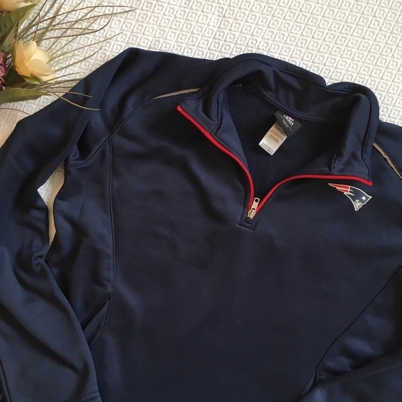 NFL Youth Patriots Football 1/4 Zip Sweatshirt - Picture 1 of 9